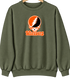 Wartburg Stealie Premium Unisex Crewneck — Design: Wartburg College — Military Green