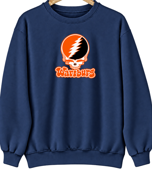 Wartburg Stealie Premium Unisex Crewneck — Design: Wartburg College — Navy