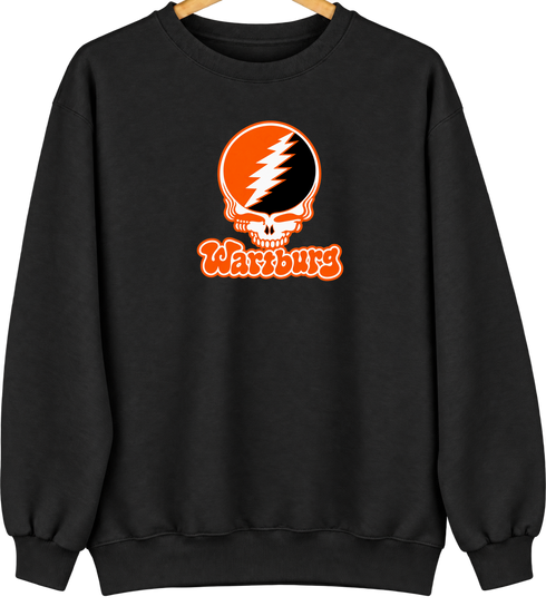 Wartburg Stealie Premium Unisex Crewneck — Design: Wartburg College — Black