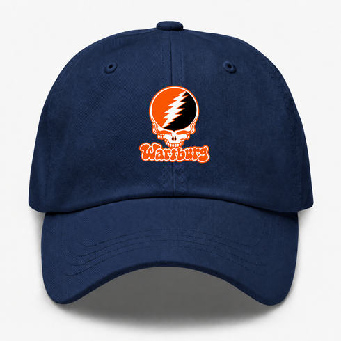 Wartburg Stealie Premium Unisex Dad Hat — Design: Wartburg College — Navy