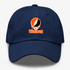 Wartburg Stealie Premium Unisex Dad Hat — Design: Wartburg College — Navy