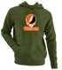 Wartburg Stealie Premium Unisex Hoodie — Design: Wartburg College — Military Green