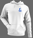 Washington and Lee Stealie Premium Unisex Hoodie — Design: Washington and Lee University — White/Grey