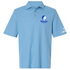 Washington and Lee Stealie Premium Unisex Polo — Design: Washington and Lee University — Blue