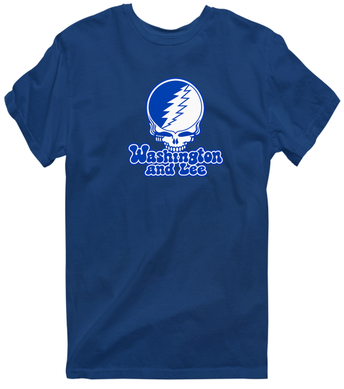 Washington and Lee Stealie Premium Unisex T-Shirt — Design: Washington and Lee University — Navy