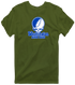 Washington and Lee Stealie Premium Unisex T-Shirt — Design: Washington and Lee University — Military Green