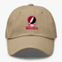 Washington Stealie Premium Unisex Dad Hat — Design: Washington College — Khaki
