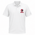 Washington Stealie Premium Unisex Polo — Design: Washington College — White