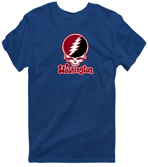 Washington Stealie Premium Unisex T-Shirt — Design: Washington College — Navy