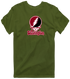 Washington Stealie Premium Unisex T-Shirt — Design: Washington College — Military Green