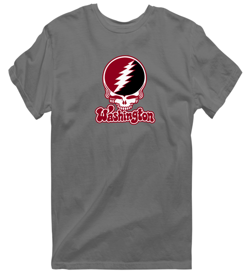 Washington Stealie Premium Unisex T-Shirt — Design: Washington College — Charcoal
