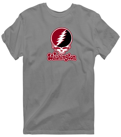 Washington Stealie Premium Unisex T-Shirt — Design: Washington College — Dark Heather