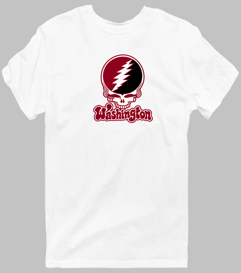 Washington Stealie Premium Unisex T-Shirt — Design: Washington College — White