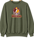 Washington Helmet Stealie Premium Unisex Crewneck — Washington Commanders — Military Green