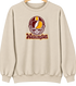 Washington Helmet Stealie Premium Unisex Crewneck — Washington Commanders — Sand