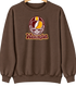 Washington Helmet Stealie Premium Unisex Crewneck — Washington Commanders — Brown