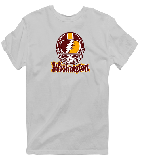 Washington Helmet Stealie Premium Unisex T-Shirt — Washington Commanders — Sport Grey