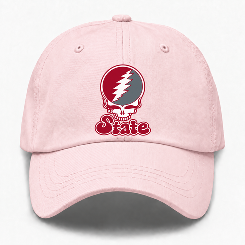 Washington Stealie Premium Unisex Dad Hat — Design: Washington State University — Pink