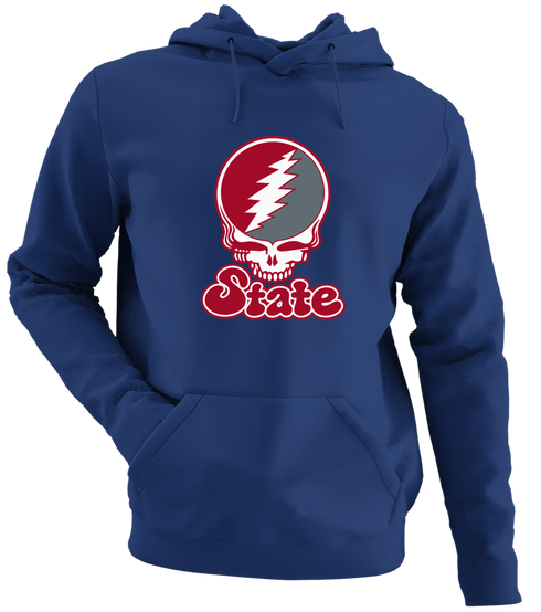 Washington Stealie Premium Unisex Hoodie — Design: Washington State University — Navy
