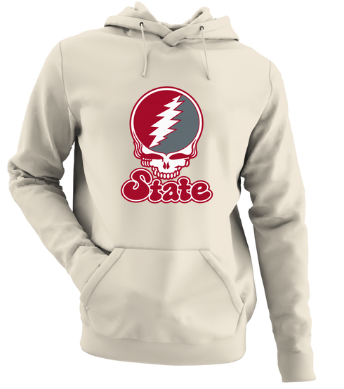 Washington Stealie Premium Unisex Hoodie — Design: Washington State University — Sand