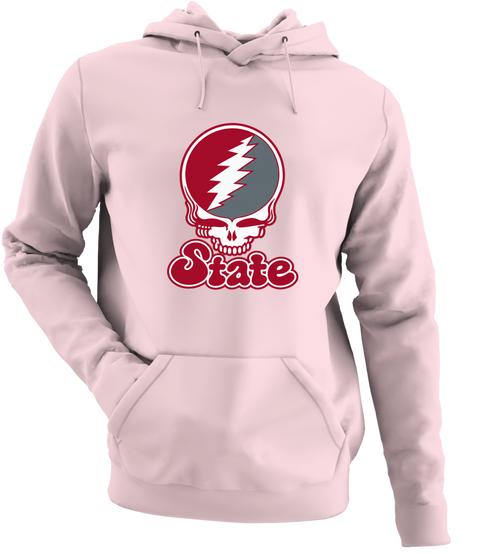 Washington Stealie Premium Unisex Hoodie — Design: Washington State University — Light Pink