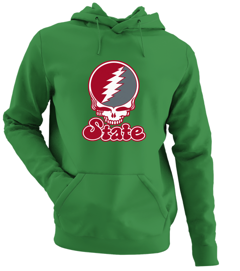 Washington Stealie Premium Unisex Hoodie — Design: Washington State University — Irish Green