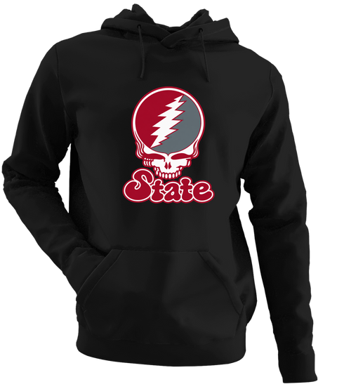 Washington Stealie Premium Unisex Hoodie — Design: Washington State University — Black