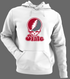 Washington Stealie Premium Unisex Hoodie — Design: Washington State University — White/Grey