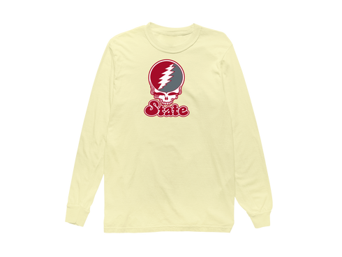 Washington Stealie Premium Unisex Long-Sleeve — Design: Washington State University — Butter