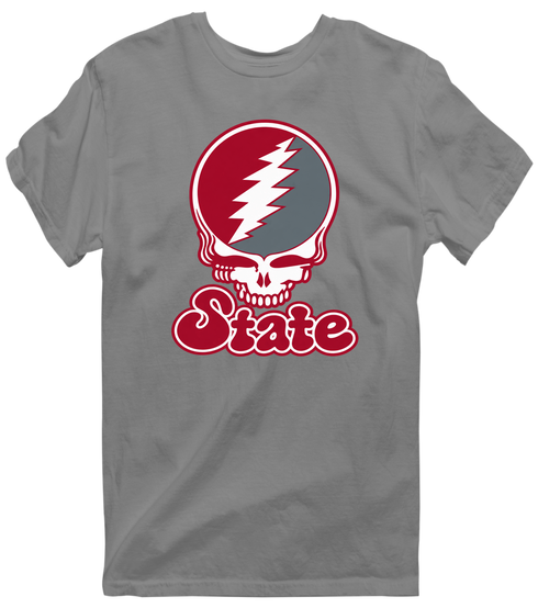 Washington Stealie Premium Unisex T-Shirt — Design: Washington State University — Dark Heather