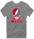 Washington Stealie Premium Unisex T-Shirt — Design: Washington State University — Dark Heather