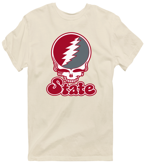Washington Stealie Premium Unisex T-Shirt — Design: Washington State University — Sand