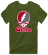 Washington Stealie Premium Unisex T-Shirt — Design: Washington State University — Military Green