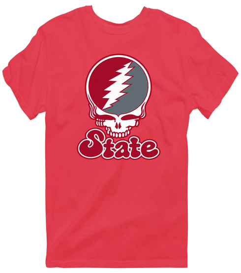 Washington Stealie Premium Unisex T-Shirt — Design: Washington State University — Heather Red
