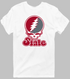 Washington Stealie Premium Unisex T-Shirt — Design: Washington State University — White
