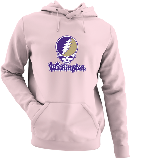 Washington Stealie Premium Unisex Hoodie — Design: Washington University of — Light Pink
