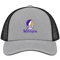 Washington Stealie Premium Unisex Trucker Cap — Design: Washington University of — Heather Grey/Black