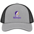 Washington Stealie Premium Unisex Trucker Cap — Design: Washington University of — Heather Grey/Black