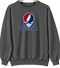Washington Baseball Stealie Grateful Dead Crewneck — Washington Nationals — Dark Heather