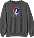 Washington Baseball Stealie Grateful Dead Crewneck — Washington Nationals — Dark Heather