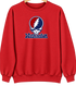 Washington Baseball Stealie Grateful Dead Crewneck — Washington Nationals — Red