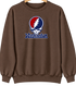 Washington Baseball Stealie Grateful Dead Crewneck — Washington Nationals — Brown