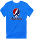 Washington Baseball Stealie Grateful Dead T-Shirt — Washington Nationals — Royal