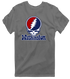Washington Baseball Stealie Grateful Dead T-Shirt — Washington Nationals — Charcoal