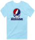 Washington Baseball Stealie Grateful Dead T-Shirt — Washington Nationals — Light Blue