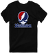 Washington Baseball Stealie Grateful Dead T-Shirt — Washington Nationals — Black