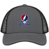 Washington Baseball Stealie Grateful Dead Trucker Cap — Washington Nationals — Charcoal/Black