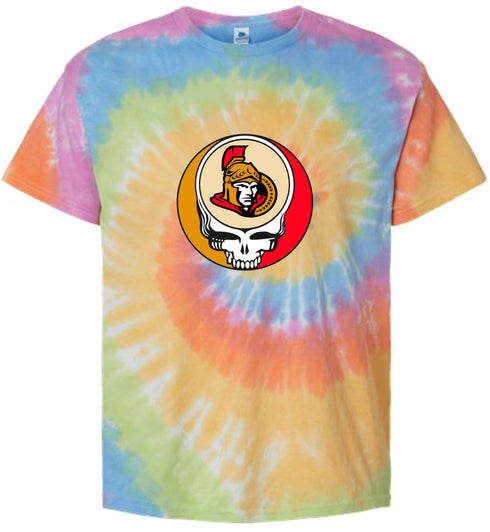Ottawa Senators Stealie Tie-Dye T-Shirt
