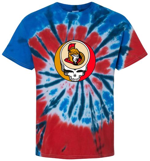 Ottawa Senators Stealie Tie-Dye T-Shirt