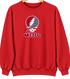 Washington Stealie Premium Unisex Crewneck — Design: Washington State University — Red